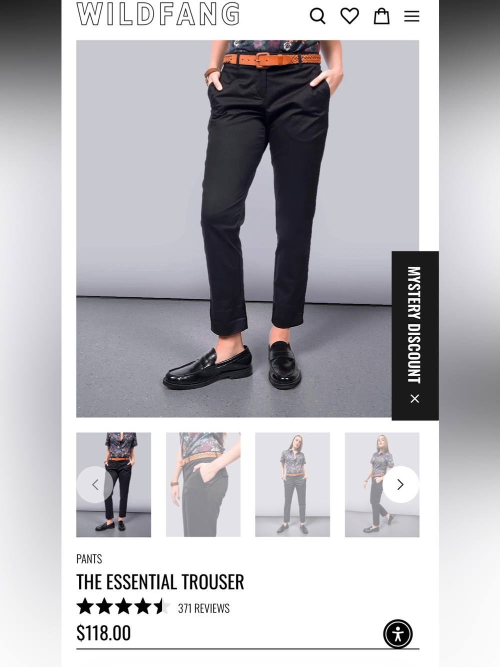 WildFang The Essential Trouser size 6